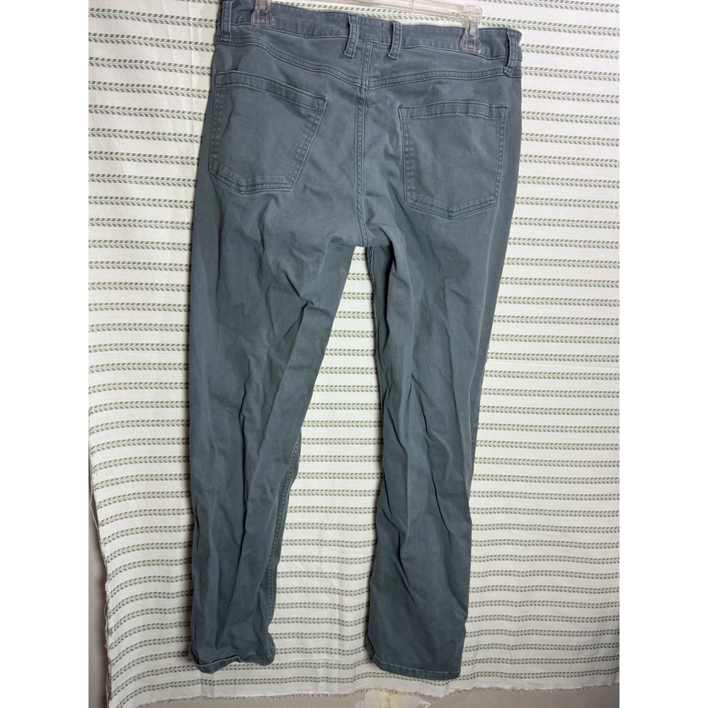 Gap Mens Slim Fit Chino Pants Sage Green Cotton Stretch Tapered Leg Size 30x30 - Picture 5 of 8